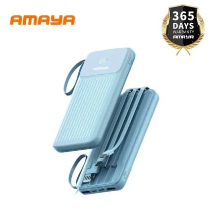 Amaya APW-10 power bank 10000mAh 22.5W super fast charging with 4 cables