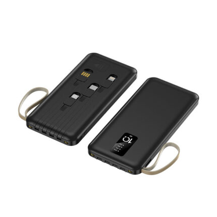Amaya APW-06 power bank 10000mAh fast charging with 4 lines and phone holder